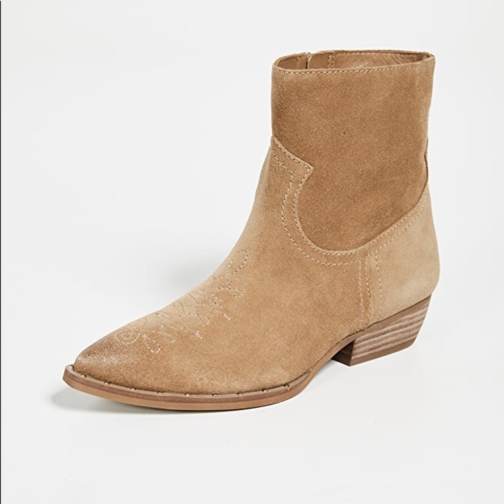 sam edelman / caramel booties - Picture 1 of 7